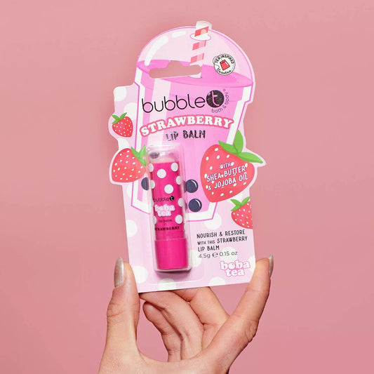 Bubble T Aardbei lippen balsem