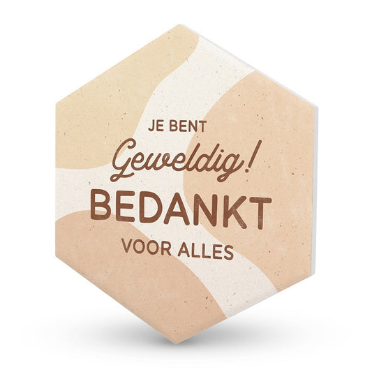 Onderzetter Bedankt!