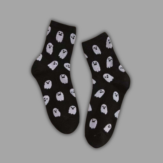 Spooky Zwarte Sokken