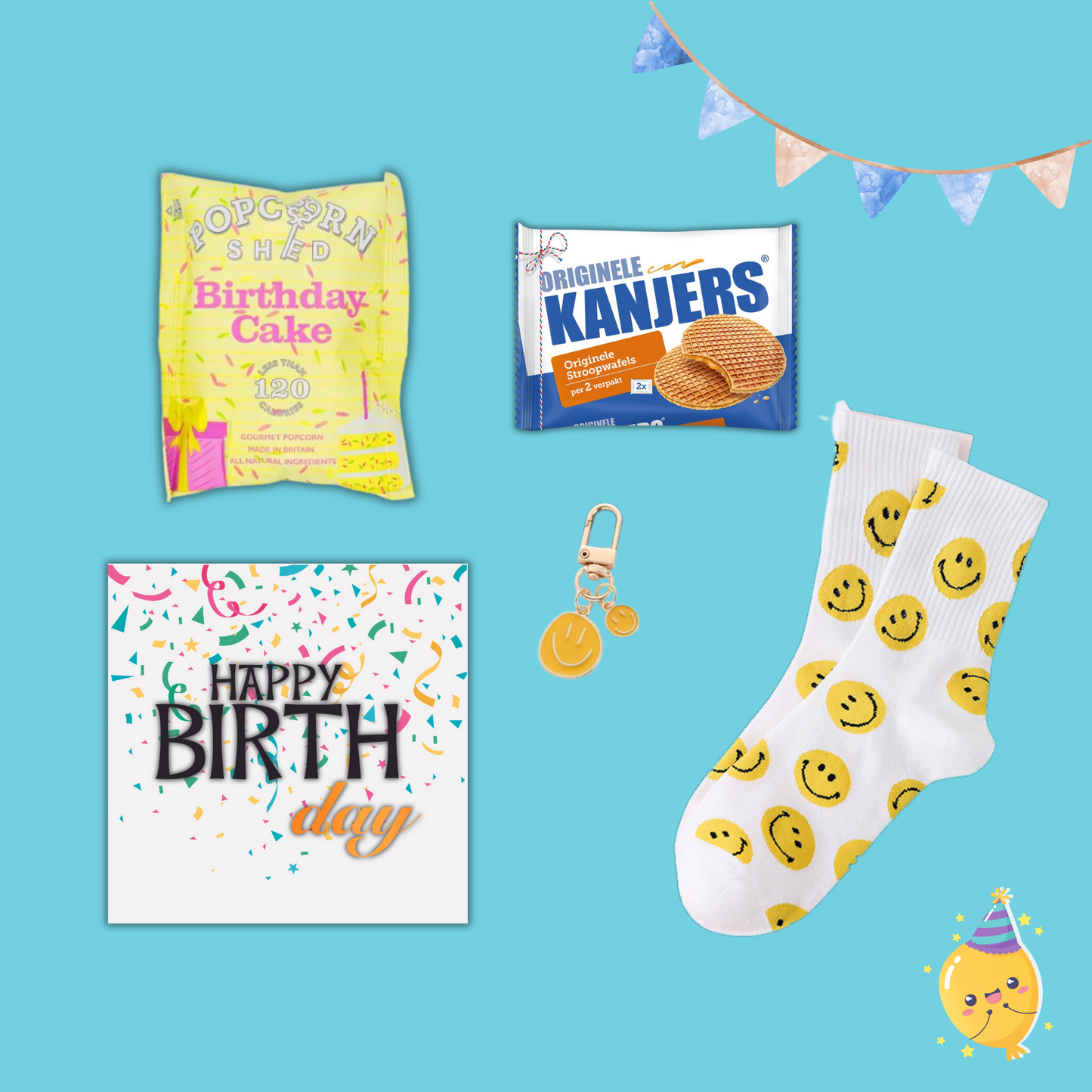 Blue Birthday box