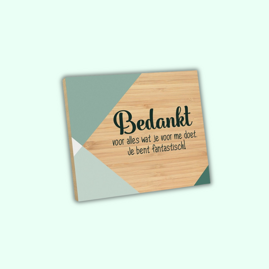 Deco Bedankt